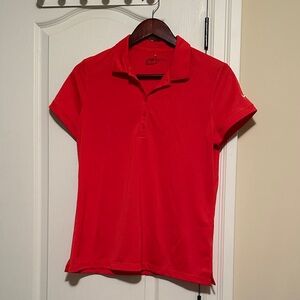 Nike Women’s Orangey Red Golf Tee
